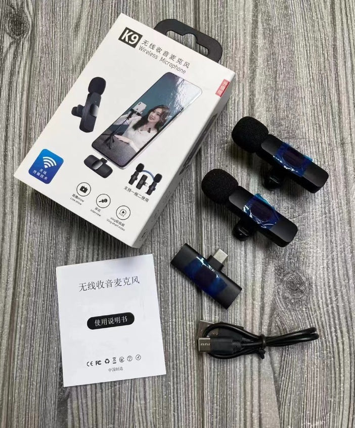 Wireless Clip-On Microphone for Outdoor Video Recording