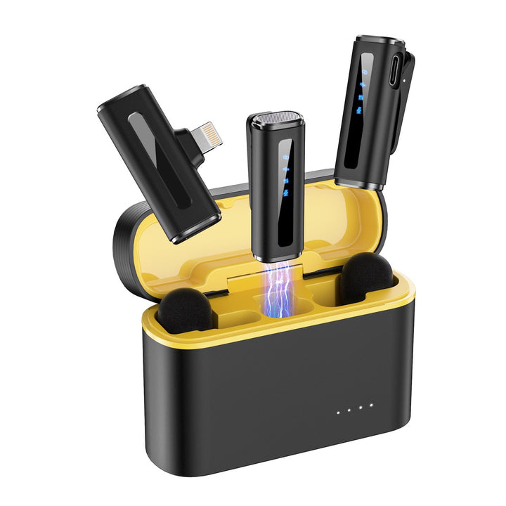 Wireless Clip-On Microphone with Noise Reduction