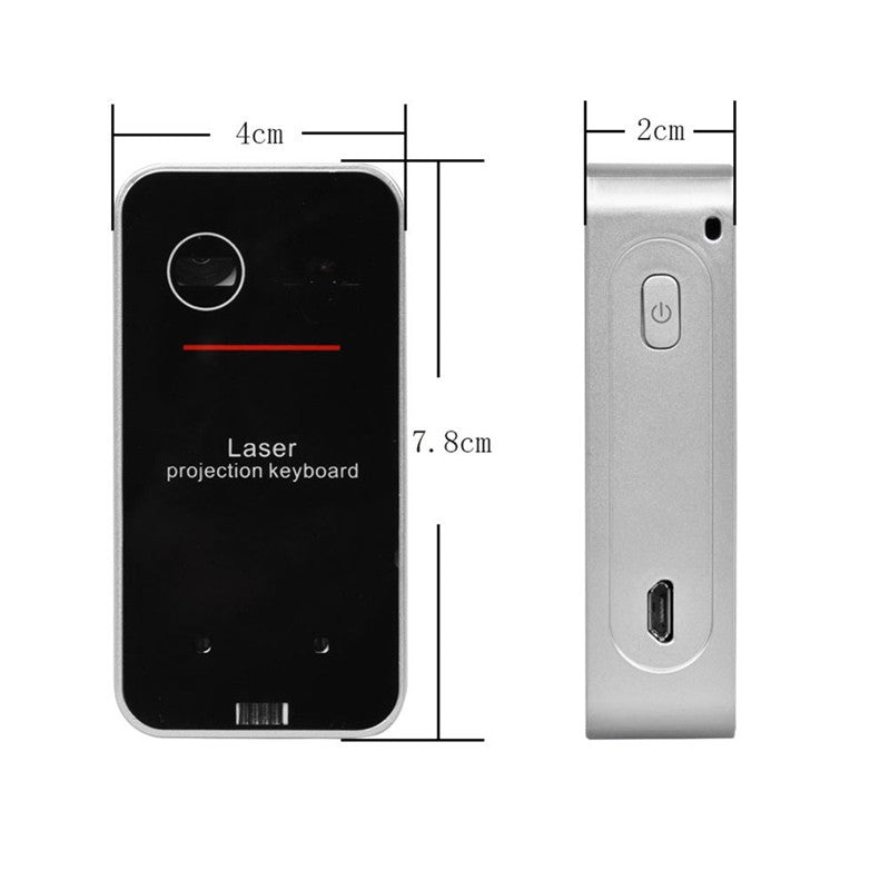 LEING FST Bluetooth Virtual Laser Keyboard with Mouse Function for Devices
