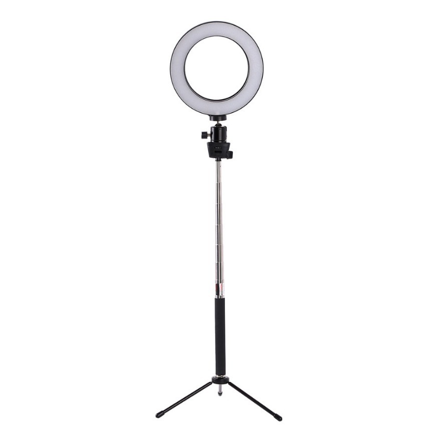 LED Fill Light with Lifting Ring and Floor Tripod for Photography