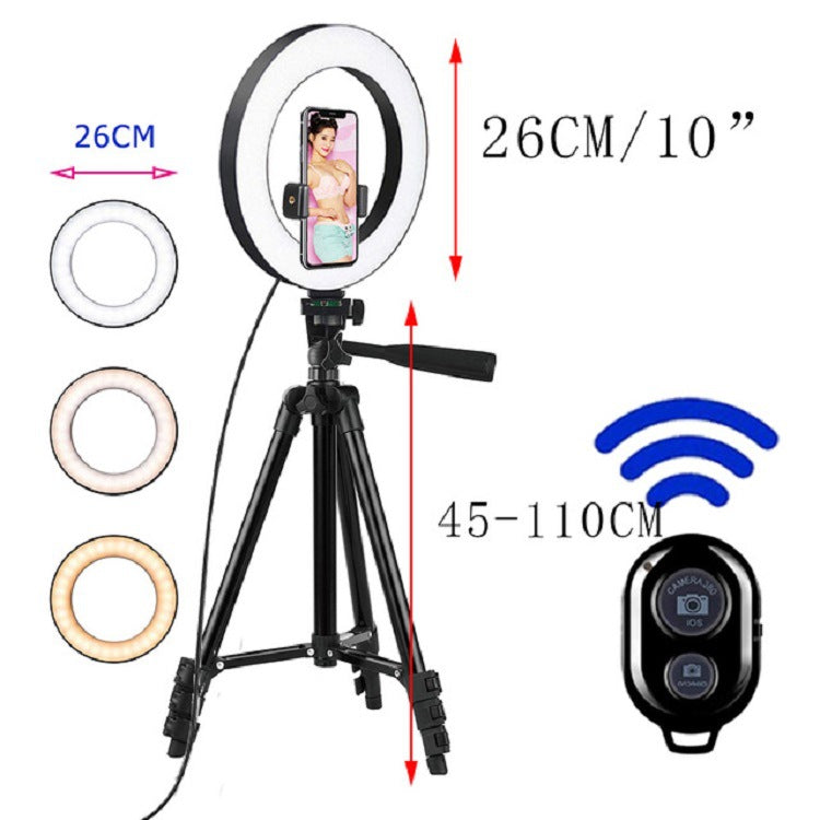 LED Selfie Ring Light with Tripod for Makeup and Photography