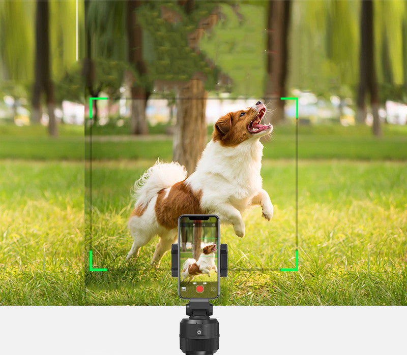 AI Smart Selfie Stick with Face Recognition and Electric Phone Holder