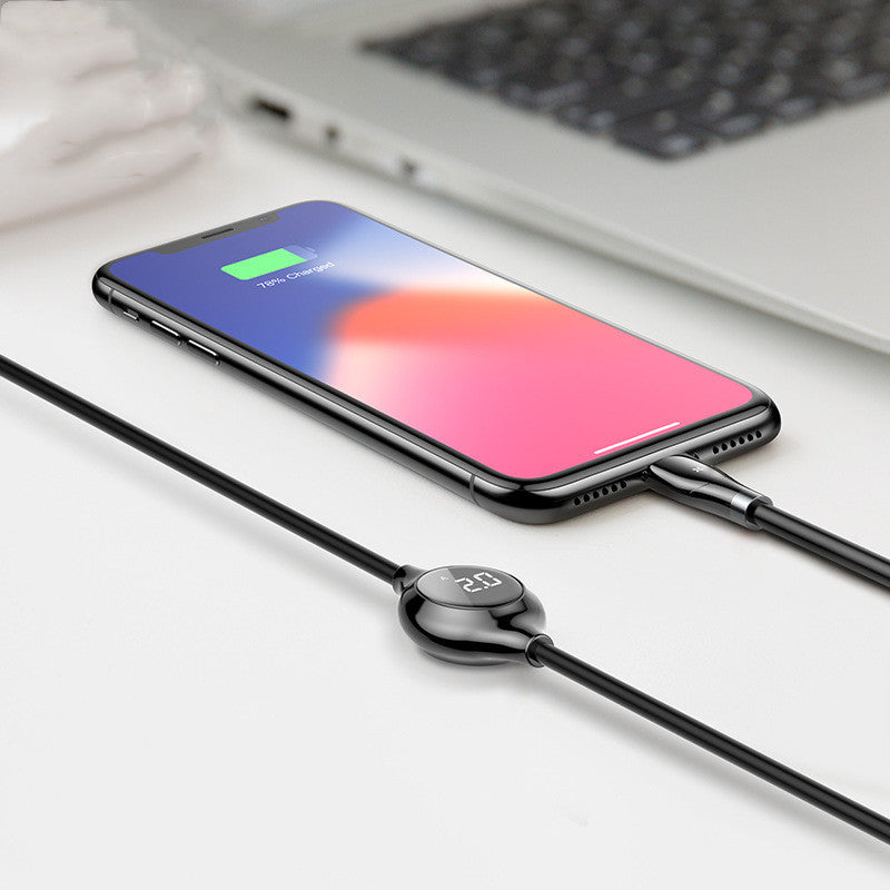 Baseus Digital Display USB Charging Cable for Apple iPhone X/8/XS and Mobile Devices
