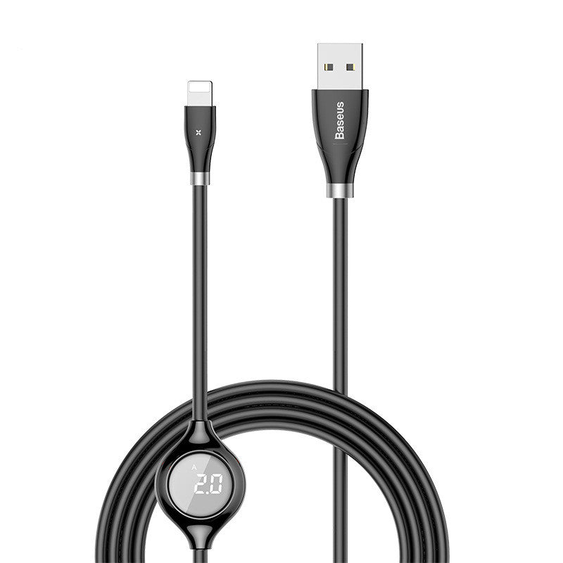 Baseus Digital Display USB Charging Cable for Apple iPhone X/8/XS and Mobile Devices