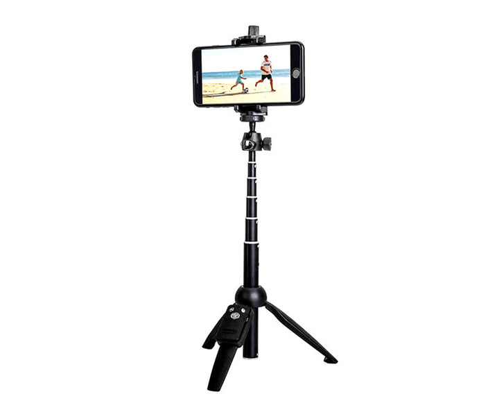 Portable Anti-Shake Selfie Stick with Tripod for Mobile Phones