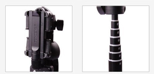 Portable Anti-Shake Selfie Stick with Tripod for Mobile Phones