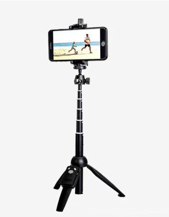 Portable Anti-Shake Selfie Stick with Tripod for Mobile Phones