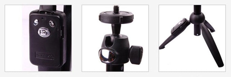 Portable Anti-Shake Selfie Stick with Tripod for Mobile Phones