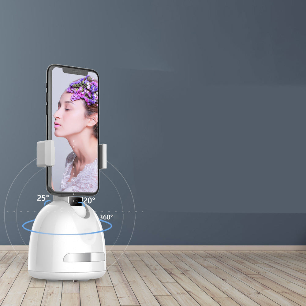 360° AI Smart Face Tracking Vlog Camera with Fill Light for Mobile