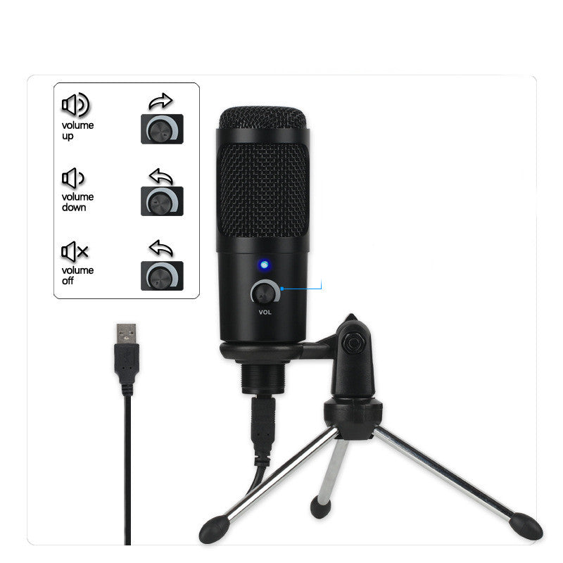 Condenser Microphone for Gaming, Voice, and Live Recording
