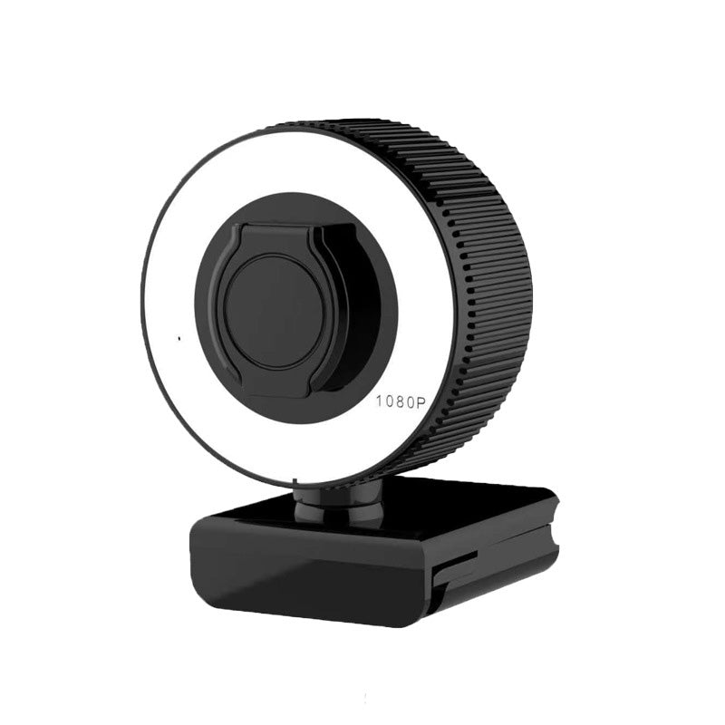 1080P 2K HD Autofocus Webcam with Microphone and Cover for Streaming