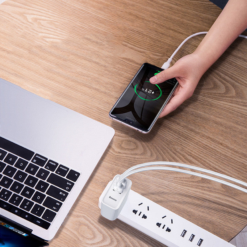 USB PD Fast Charging Adapter for Mobile Phones and Tablets with EU and CN Plugs
