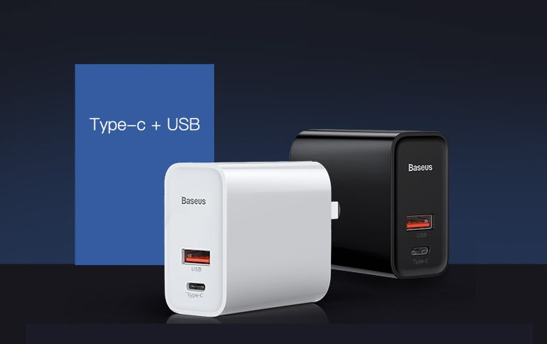 USB PD Fast Charging Adapter for Mobile Phones and Tablets with EU and CN Plugs