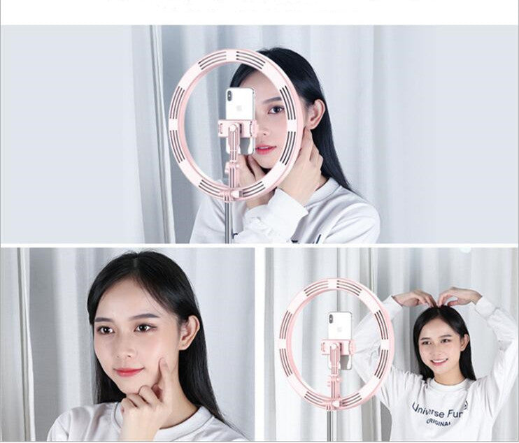 10 Inch Dimmable LED Selfie Ring Light with Tripod for YouTube Vlog