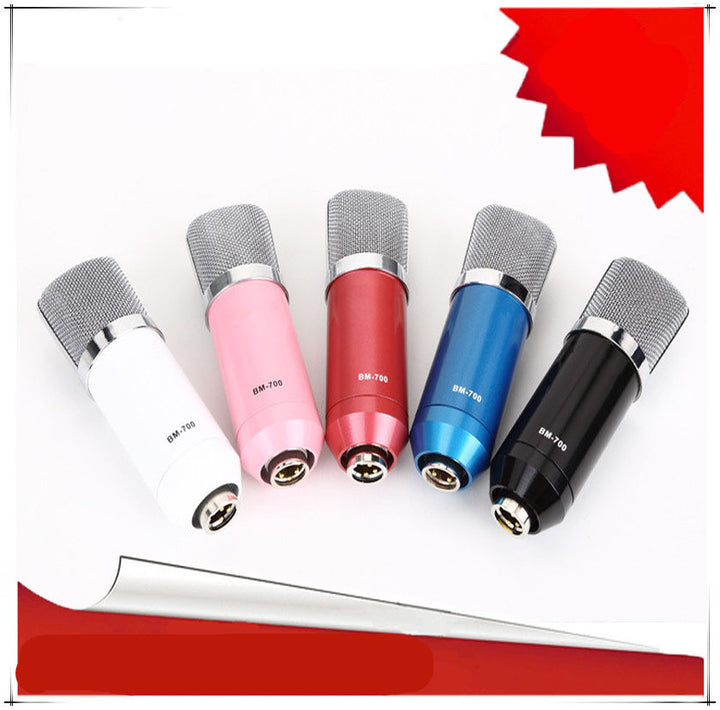 External Condenser Microphone with Sound Card