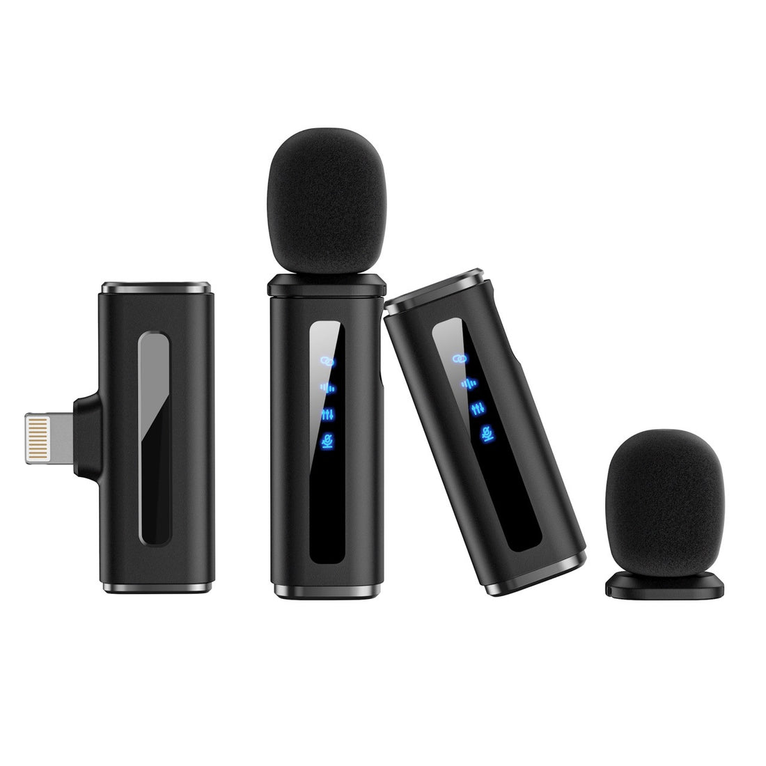 Wireless Clip-On Microphone with Noise Reduction