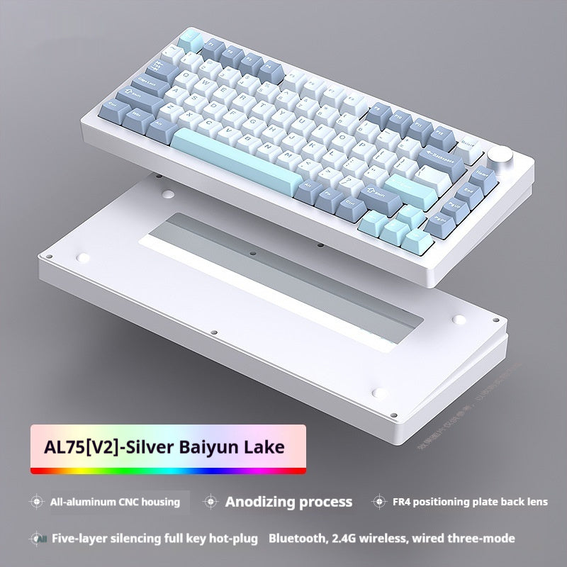 Heiji Snake Aluminum Mechanical Keyboard with Wired and Bluetooth Modes