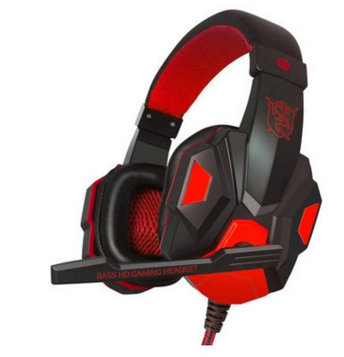 PU MIND PC780 Gaming Headset with Mic Black and Blue Light for PC