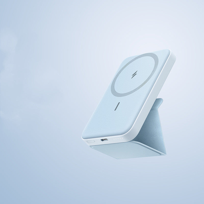 Magnetic Wireless Portable Power Bank 5000mAh with Stand