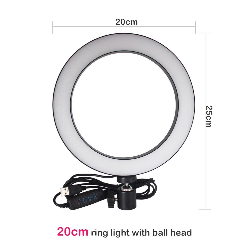 Tripod Ring Light with Fill Light for Live Streaming and Beauty Videos
