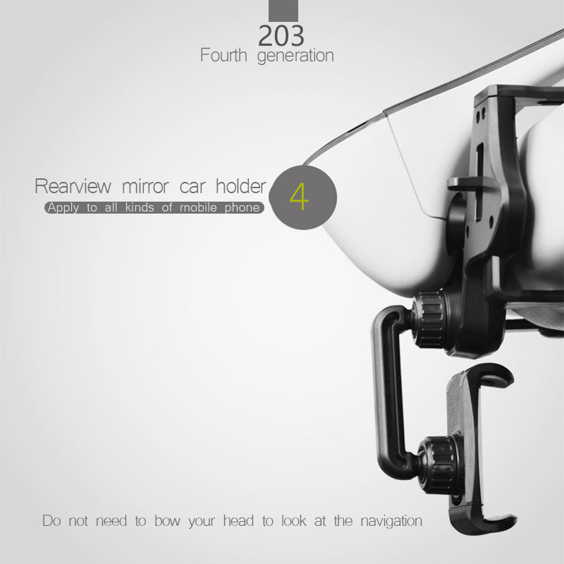 Universal Rearview Mirror Car Phone Holder Mount