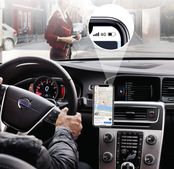 F6 Magnetic Car Phone Holder Stand for Dashboard Mount