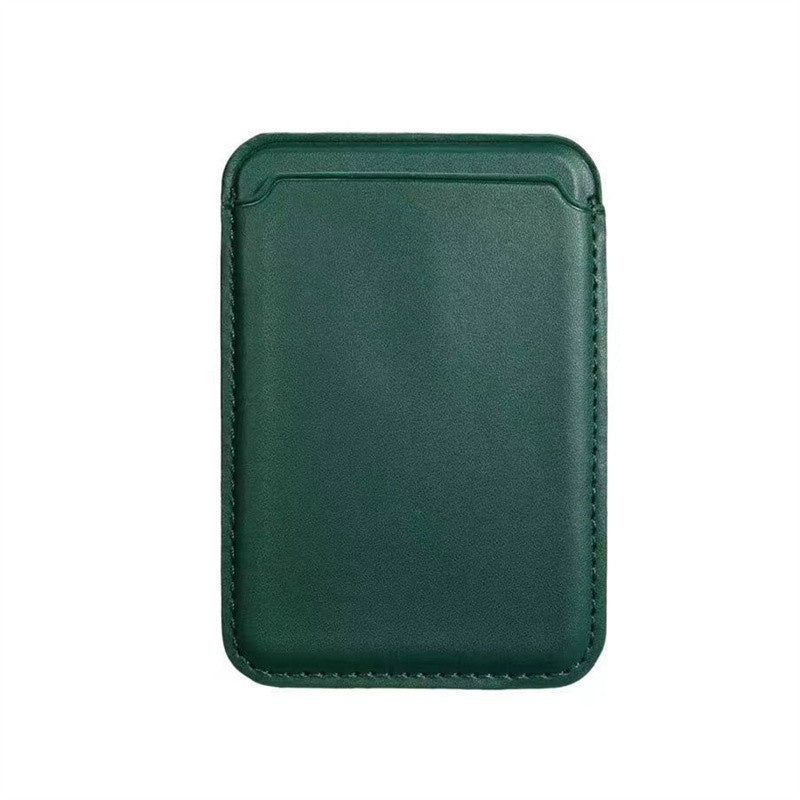 MagSafe Magnetic Leather Card Holder Wallet Case for iPhone 12–14 Pro Max