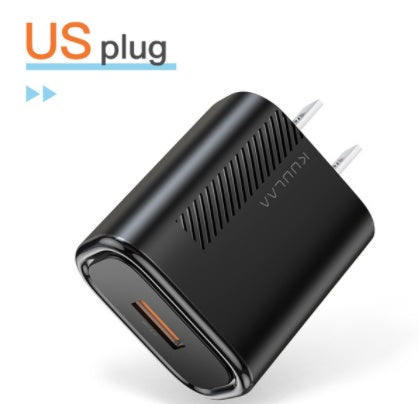 Digital Power Adapter with EU, US, and UK Plugs