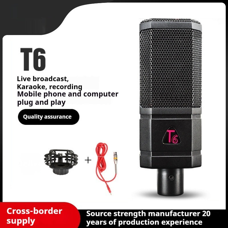 Wired Condenser Noise-Cancelling Microphone