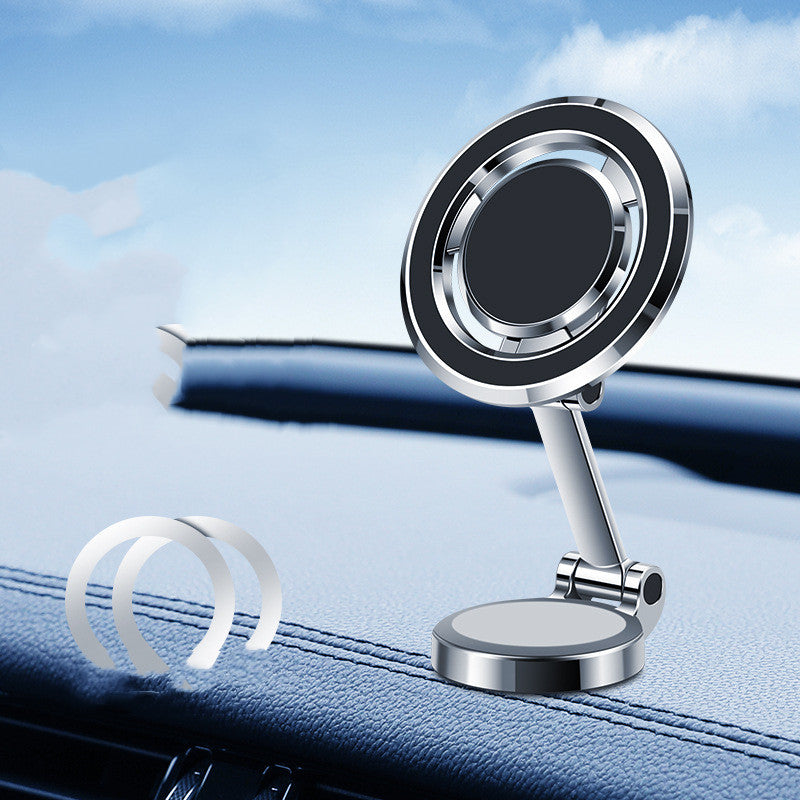 360° Rotatable Flexible Car Phone Holder Clip with Double Stand Bracket