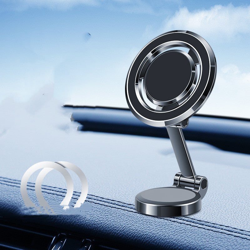 360° Rotatable Flexible Car Phone Holder Clip with Double Stand Bracket