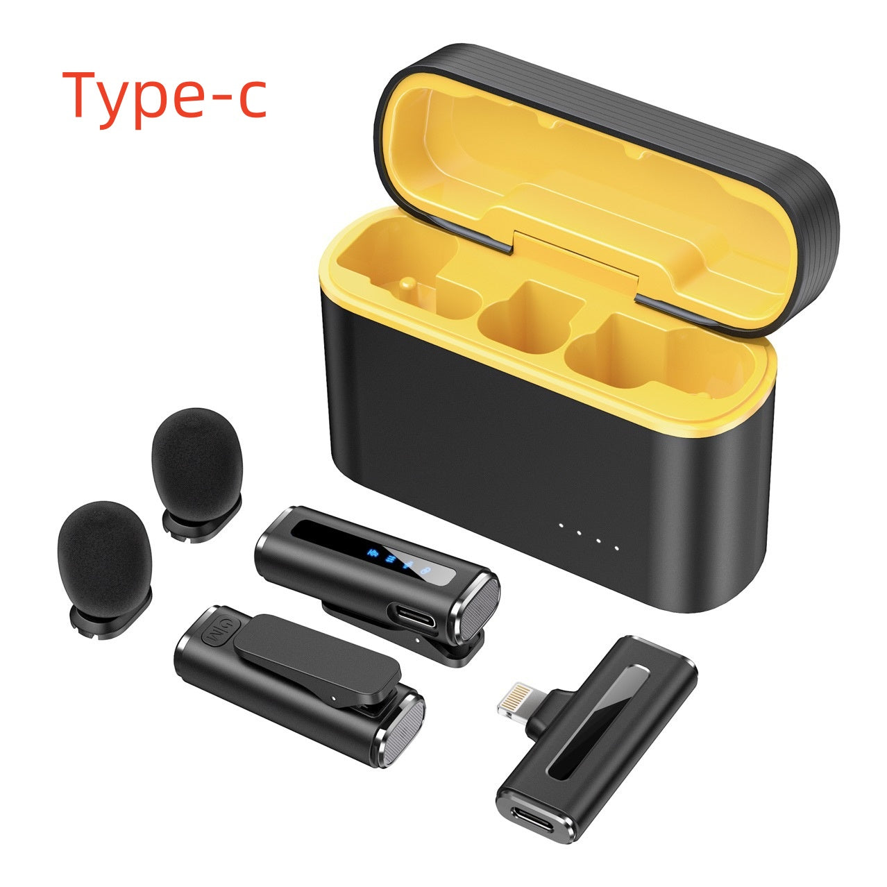 Wireless Clip-On Microphone with Noise Reduction