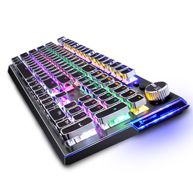 104-Key Wired Mechanical Gaming Keyboard with LED Backlight and Anti-Ghosting