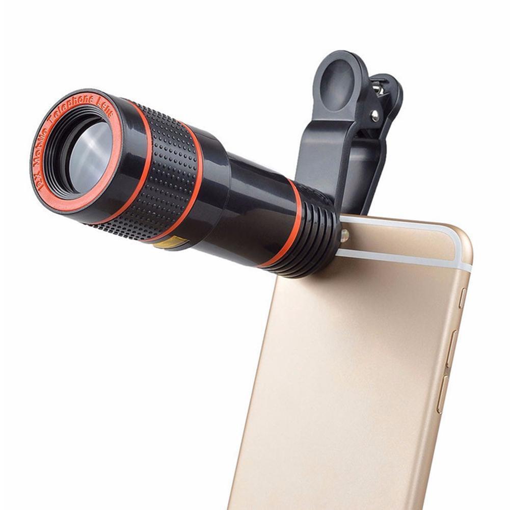 8X HD Clip-On Optical Zoom Telescope Lens for Mobile Phones