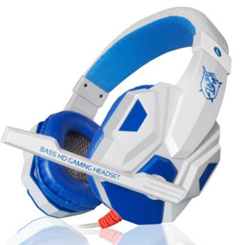 PU MIND PC780 Gaming Headset with Mic Black and Blue Light for PC