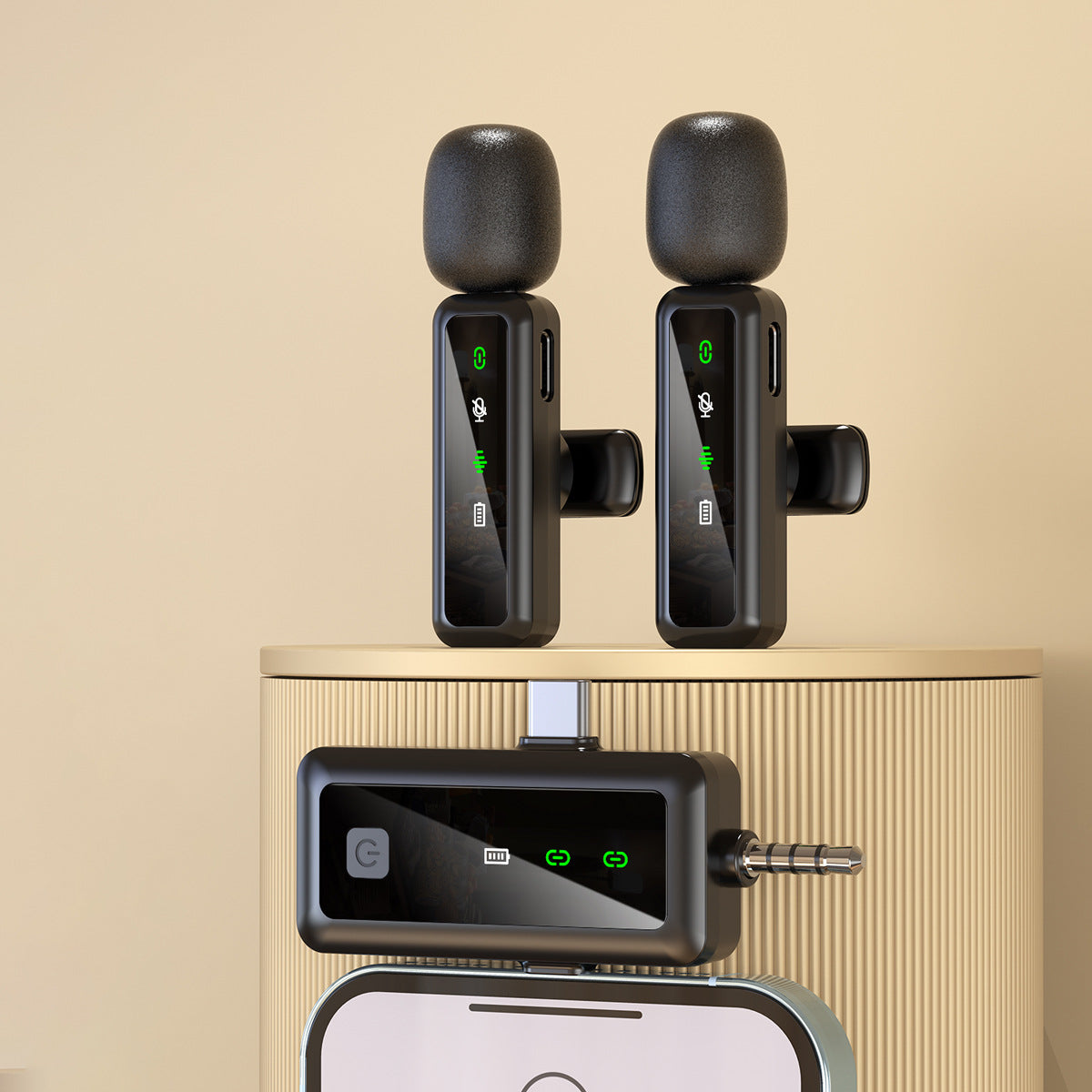 Wireless H65 Clip-On Microphone for Phone and Computer