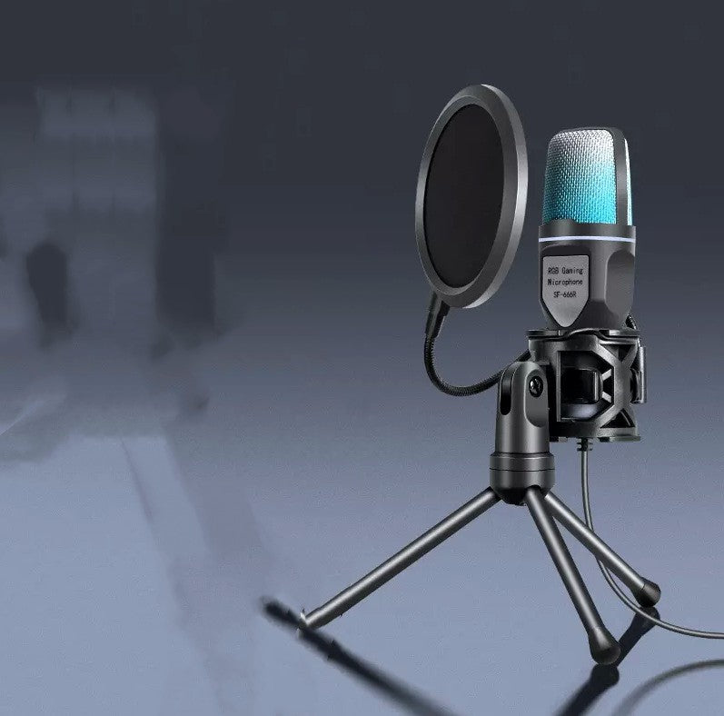 Full RGB Capacitor Gaming Microphone for PC and Desktop