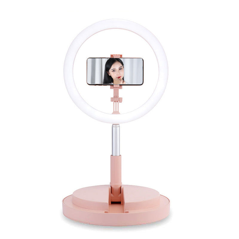 10 Inch Dimmable LED Selfie Ring Light with Tripod for YouTube Vlog