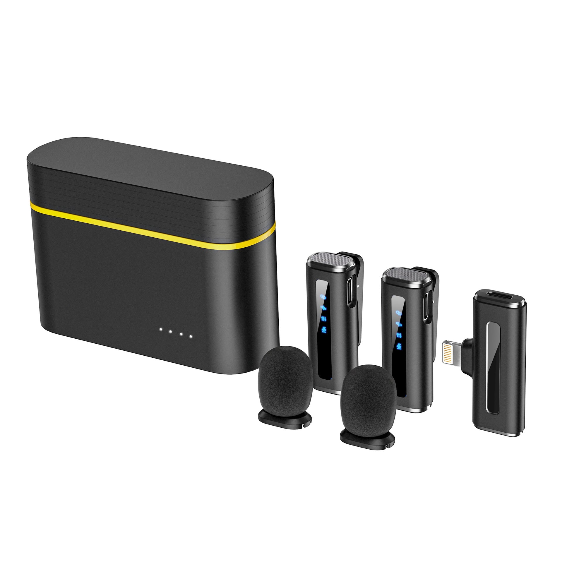 Wireless Clip-On Microphone with Noise Reduction
