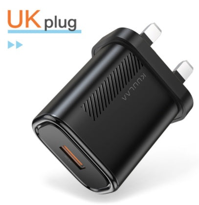 Digital Power Adapter with EU, US, and UK Plugs