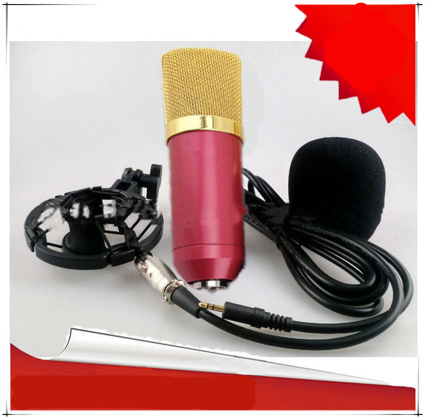 External Condenser Microphone with Sound Card