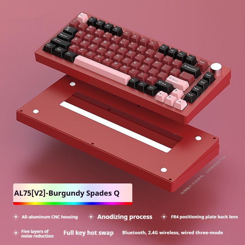 Heiji Snake Aluminum Mechanical Keyboard with Wired and Bluetooth Modes