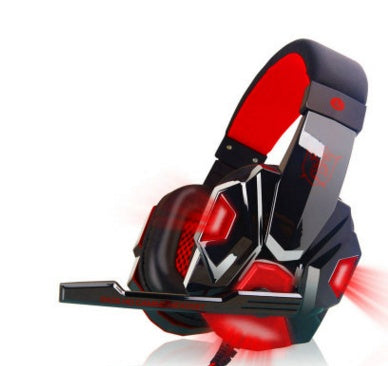 PU MIND PC780 Gaming Headset with Mic Black and Blue Light for PC