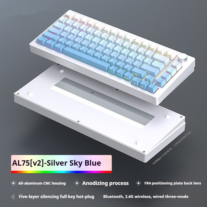 Heiji Snake Aluminum Mechanical Keyboard with Wired and Bluetooth Modes