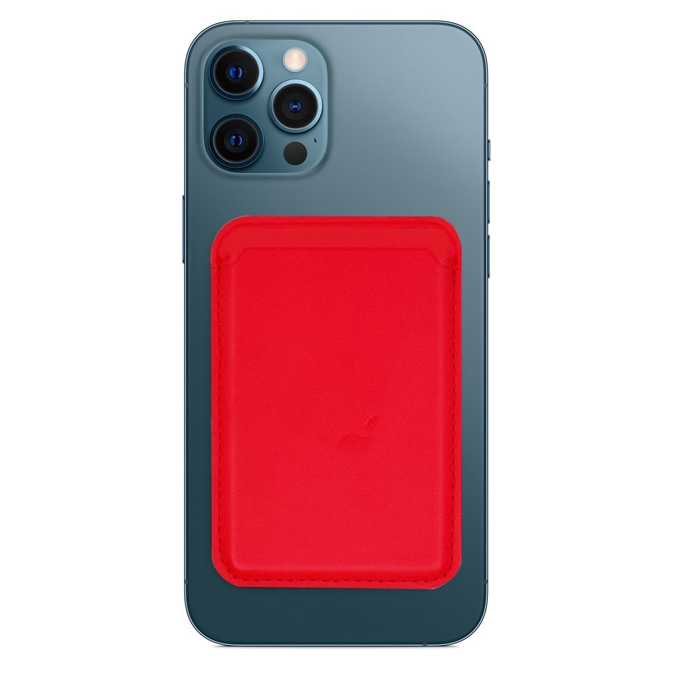 MagSafe Magnetic Leather Card Holder Wallet Case for iPhone 12–14 Pro Max