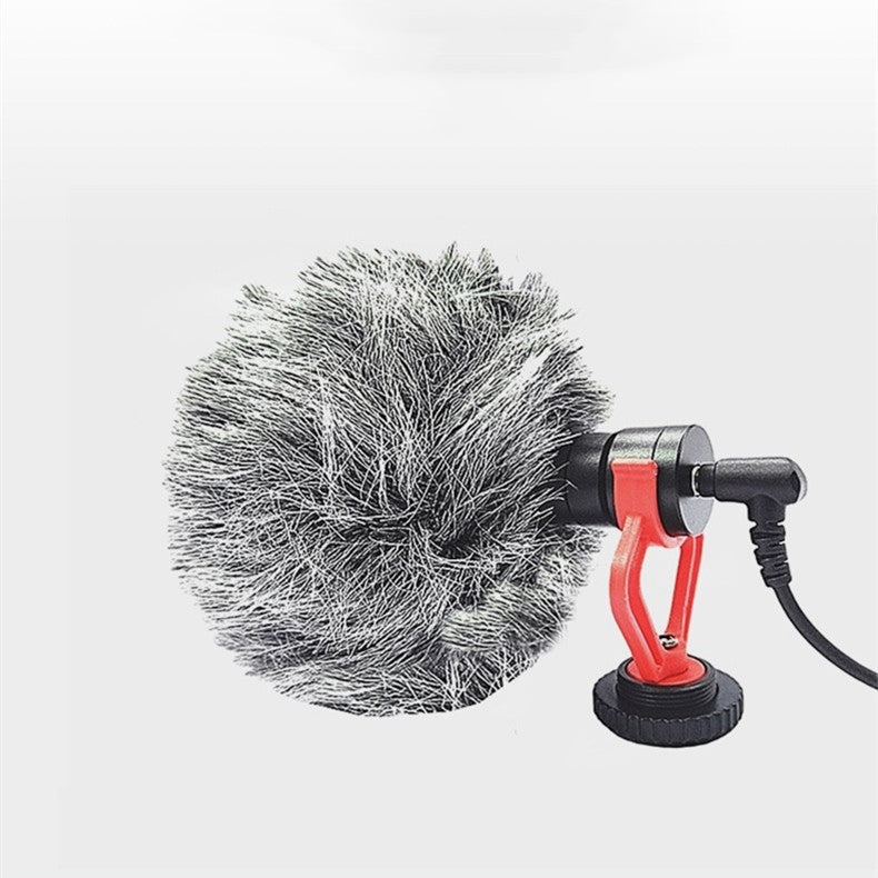 Gun-Type Condenser Microphone for Mobile Phone and SLR Camera