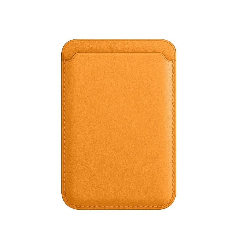 MagSafe Magnetic Leather Card Holder Wallet Case for iPhone 12–14 Pro Max