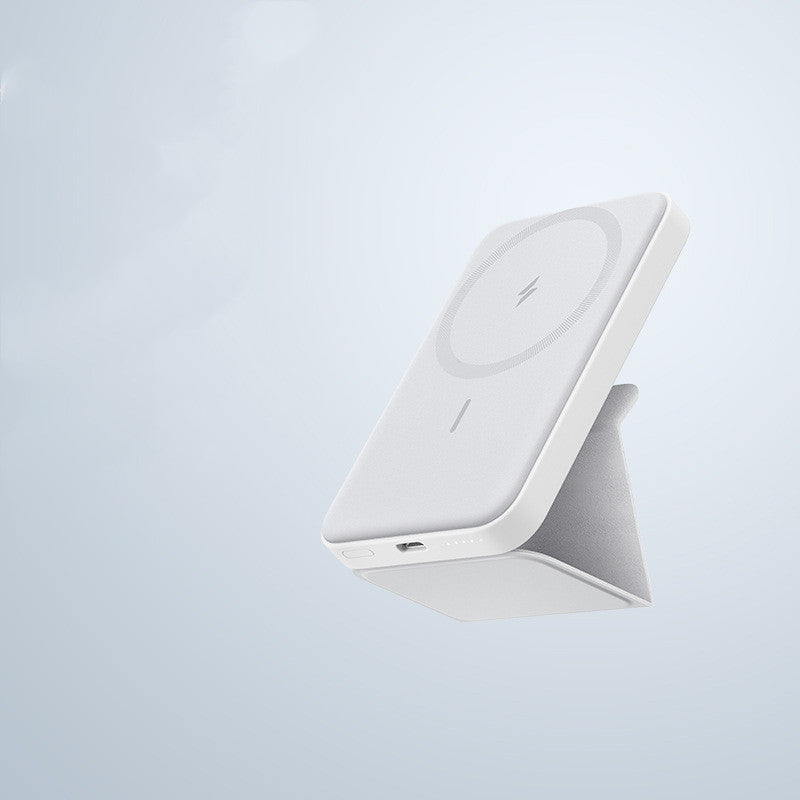 Magnetic Wireless Portable Power Bank 5000mAh with Stand