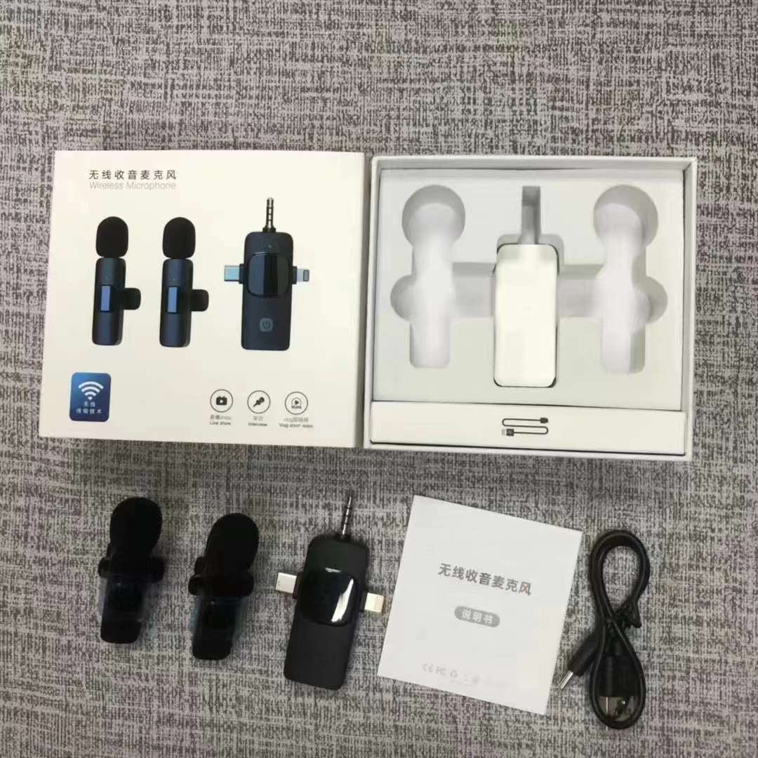 Wireless Clip-On Microphone for Outdoor Video Recording