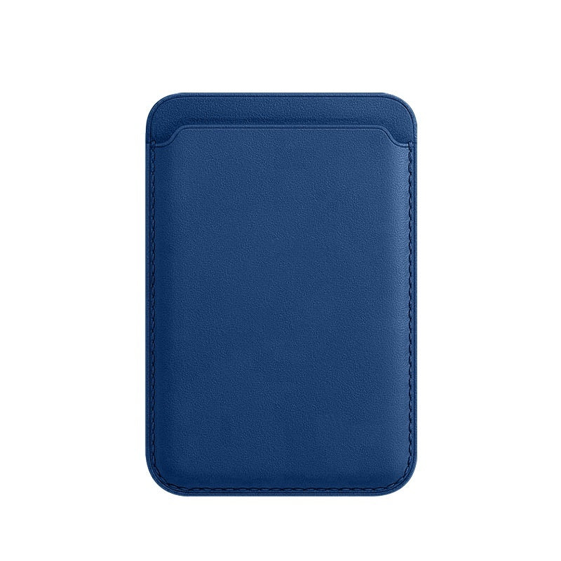 MagSafe Magnetic Leather Card Holder Wallet Case for iPhone 12–14 Pro Max